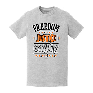 FREEDOM JUSTICE EQUALITY ( GREY S/S )